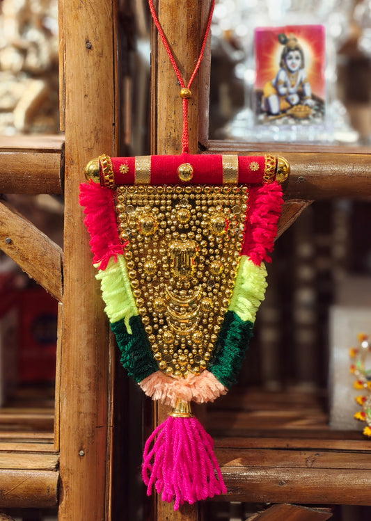 Handcrafted Kerala Nettipattam Wall Hanging – Traditional Elephant Caparison Door & Wall Decor